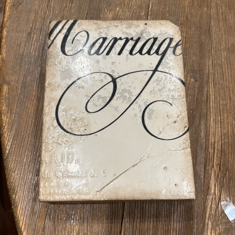 Sid Dickens memory titles “marriage” T-236 - Union